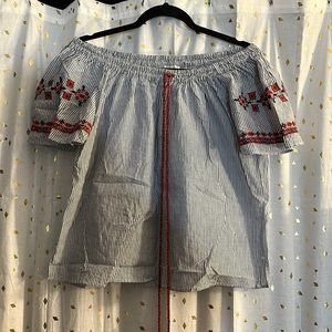 Loft off shoulder top